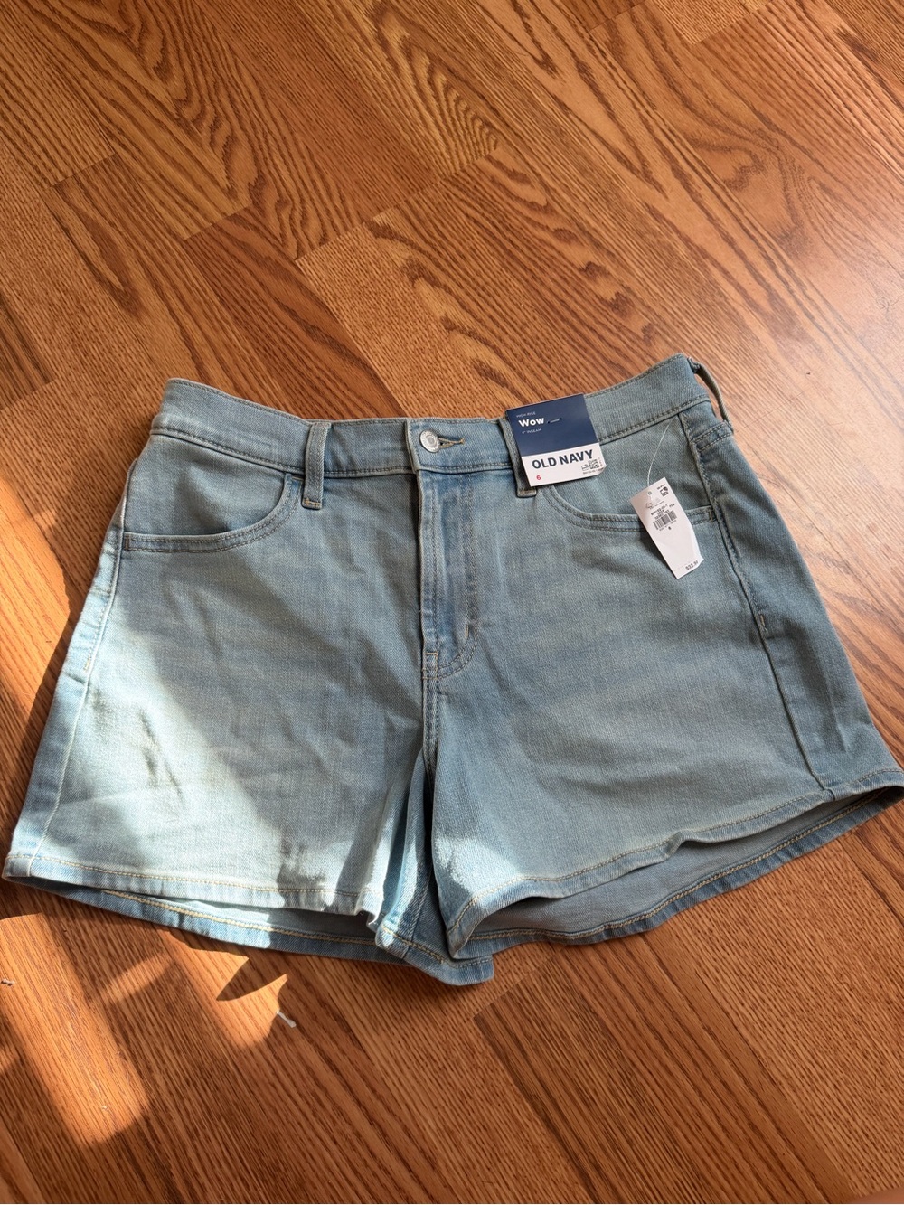 Old Navy Light Wash Denim Shorts - Pale Blue